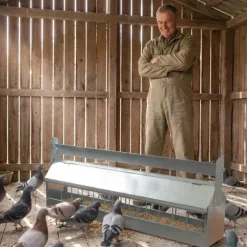 Mangeoire à rouleau pour pigeon 1m