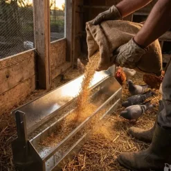 Mangeoire à rouleau pour pigeon 1m