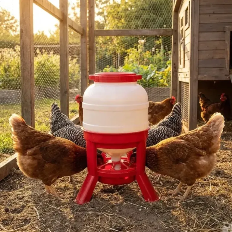 Mangeoire anti-gaspillage sur pieds 23 kg – Grande capacité