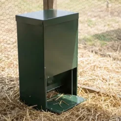 Mangeoire anti-nuisible 23 kg thermolaquée vert