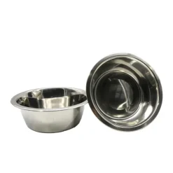 Mangeoire chien sur pied réglable + 2 gamelles Ø de 19 cm