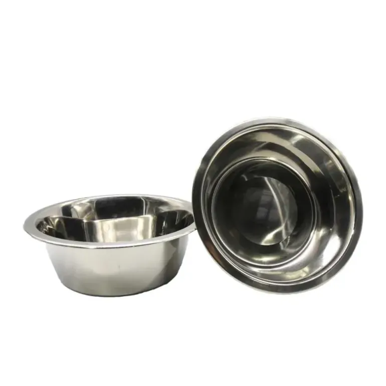 Mangeoire chien sur pied réglable + 2 gamelles Ø de 19 cm