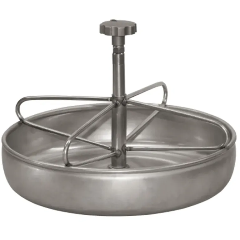 Mangeoire pour porcelets 2L acier inoxydable Diam. 25 cm