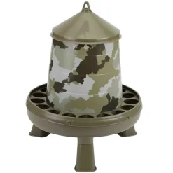 Mangeoire sur pieds surélevés 4 kg camo Ø 33cm H 37,5cm à l'unité