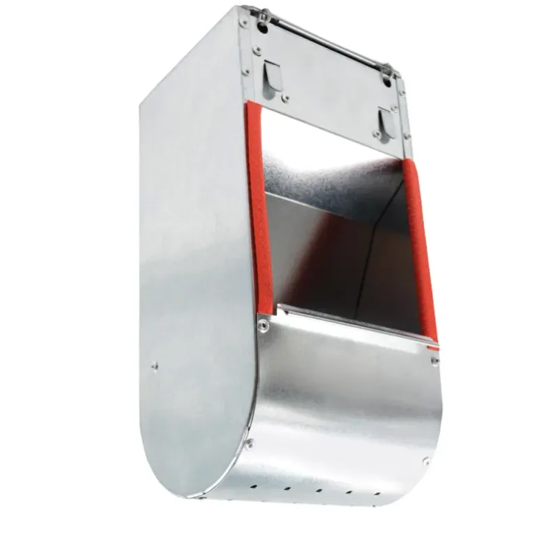 Mangeoire trémie acier galva 1 compartiment à l'unité 25x12x11 cm