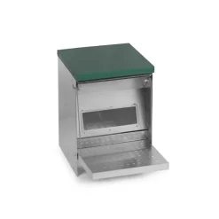 Mangeoire Trémie Anti-Nuisible Rooster 5kg - Acier Galvanisé pour Volailles