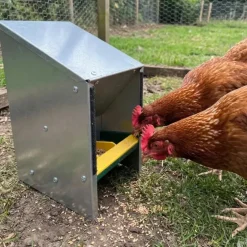 Mangeoire trémie galva 2,5 kg ProFeeder anti-gaspillage