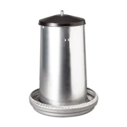 Mangeoires volaille à trémie métal 5kg en lot de 5