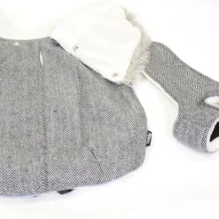 Manteau Grisa gris pour chien – Doudoune chaude et ajustable