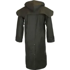 Manteau long Walker and Hawkes Waxstock Vert