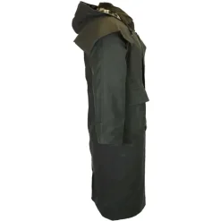 Manteau long Walker and Hawkes Waxstock Vert