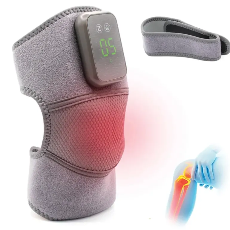 Masseur Multi-Articulations à Chaleur et Vibrations - 5 Niveaux de Température - Rechargeable USB