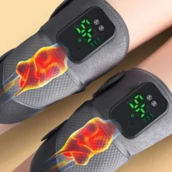 Masseur Multi-Articulations à Chaleur et Vibrations - 5 Niveaux de Température - Rechargeable USB