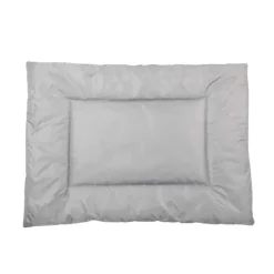 Matelas antidérapant gris 300D 90x65 cm pour chien