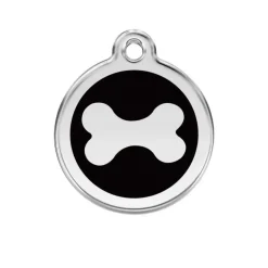 Médaille gravable pour chien - Ø 3 cm - Acier Inoxydable RedDingo