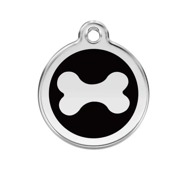 Médaille gravable pour chien - Ø 3 cm - Acier Inoxydable RedDingo