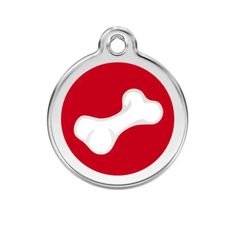 Médaille gravable pour chien - Ø 3cm - Acier inoxydable
