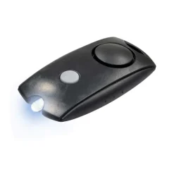 Mini Alarme Portable 120db avec lampe LED intégrée 7,5x4cm