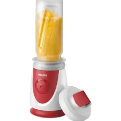 Mini blender 350W plastique sans BPA blanc gris 0,6L + gourde