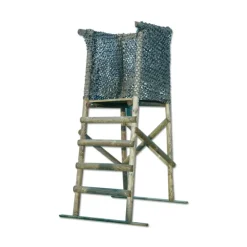 Mirador de battue Sologne en bois, hauteur du plancher 1,40m par lot de 10