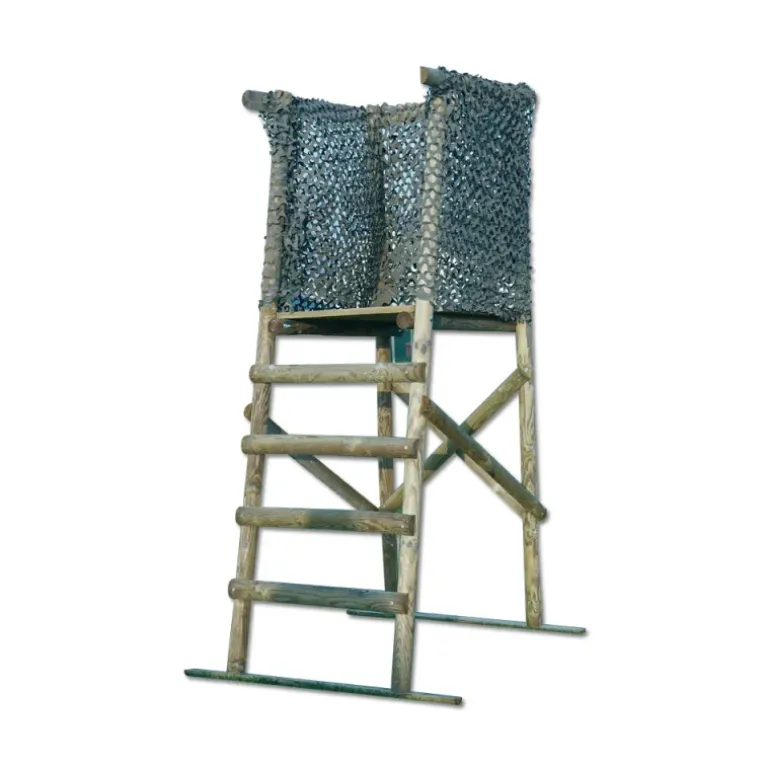 Mirador de battue Sologne en bois, hauteur du plancher 1,40m par lot de 10