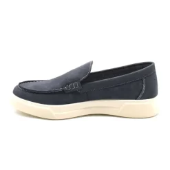 Mocassins bleus textile semelle PU mesh du 40 au 46