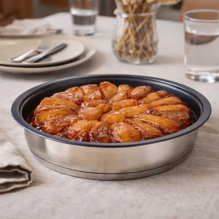 Moule à tarte tatin 24 cm en métal antiadhésif