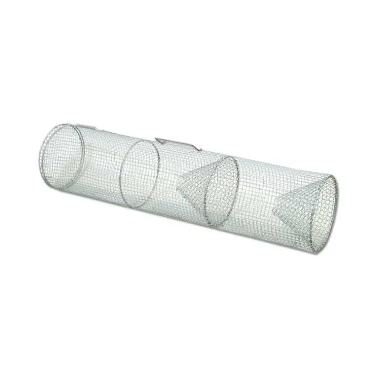 Nasse à anguilles grillage plastifié maille 10 mm Longueur 80 cm
