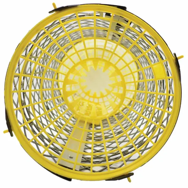 Nasse à écrevisses plastifiée 50 cm Diam 30 cm 2 entrées