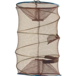 Nasse à poissons ronde pliable maille 9 mm Diamètre 30 cm