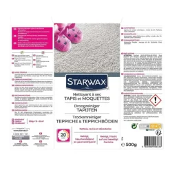 Nettoyant à sec pour tapis et moquettes Starwax 500g