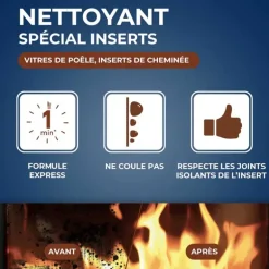 Nettoyant Express Insert Poêle et Cheminée - Starwax 500ml