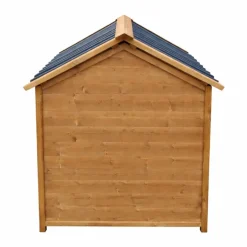 Niche en bois chalet pour chien - Taille S - Toit PVC