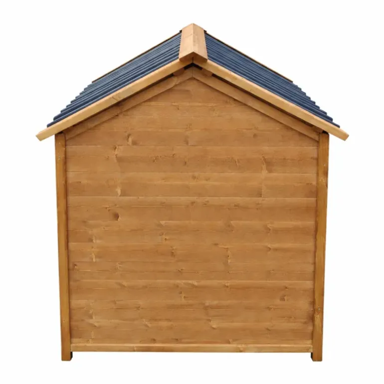 Niche en bois chalet pour chien - Taille L - Toit PVC