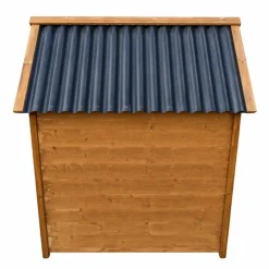 Niche en bois chalet pour chien - Taille L - Toit PVC