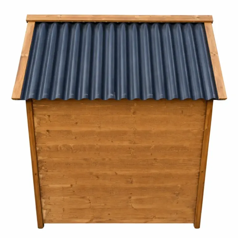 Niche en bois chalet pour chien - Taille L - Toit PVC