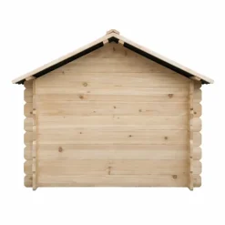 Niche en bois d'épicéa chalet madrier - Taille L - Toit PVC