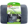 Oreiller voiture mousse mémoire forme housse lavable sangle