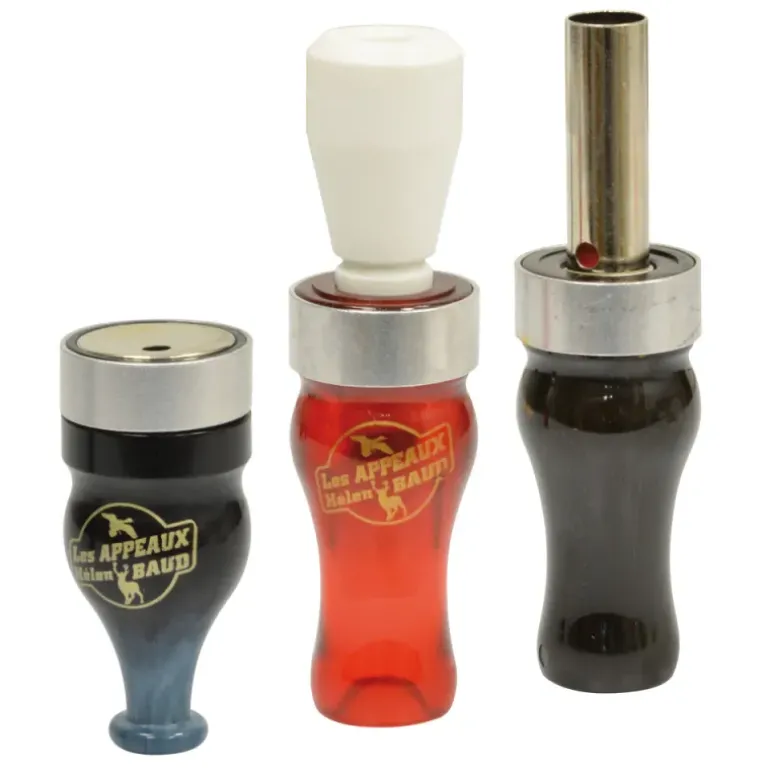 Pack 3 Appeaux Helen Baud Gibier d'Eau Colvert sarcelle mâle siffleur mâle