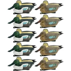 Pack 5 souchets mâles et 5 femelles moussés