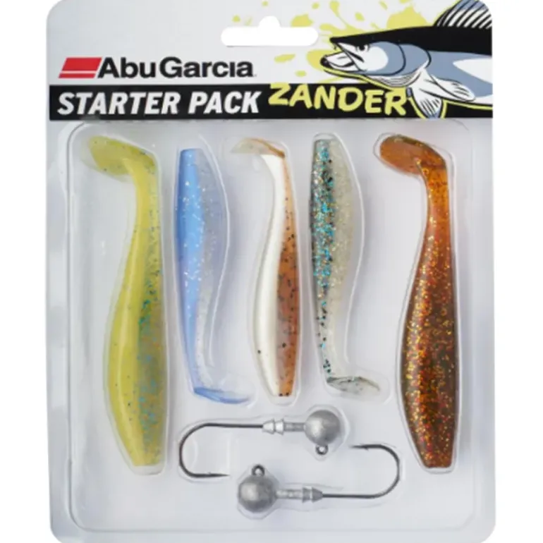 Pack leurres souples + têtes plombées carnassiers multicolores