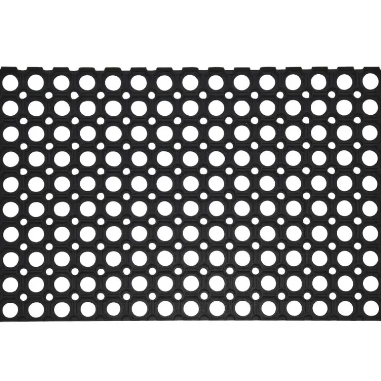 Paillasson caoutchouc 60x40x1,2cm antidérapant entrée