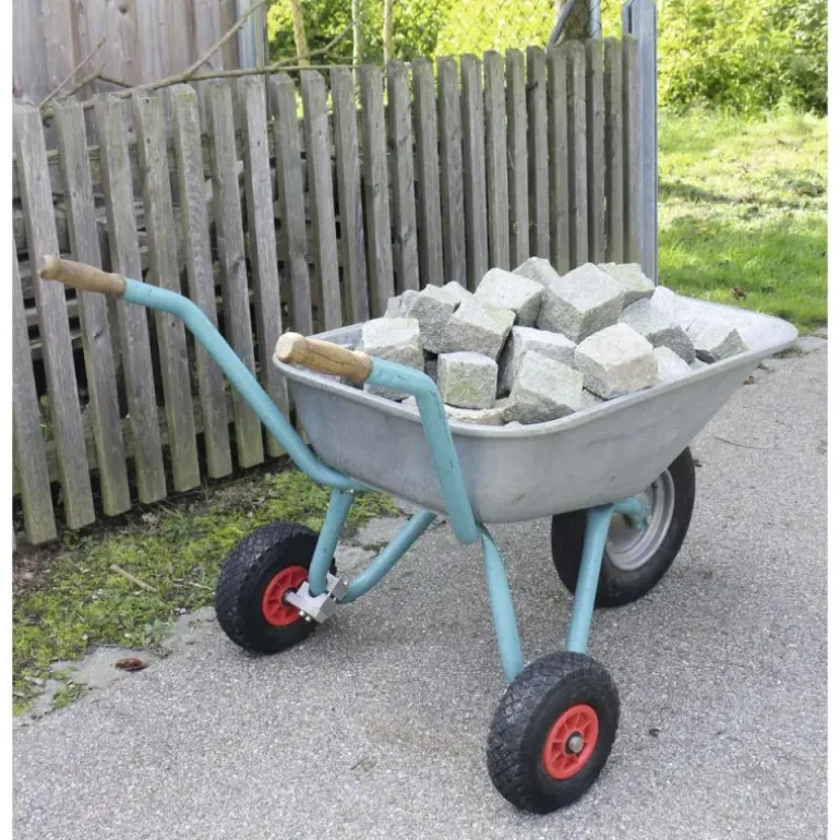 Paire de roues stabilisatrices diam. 25 cm pour brouette universelle