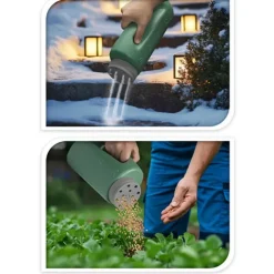 Épandeur à main Progarden® 2L - Distributeur d'engrais et graines vert
