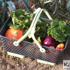 Panier de récolte Kajo 15L – Empilable, perforé, pliable