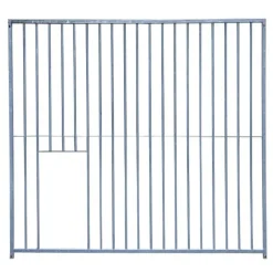 Panneau de chenil à barreaux 2m ouverture pour niche - Hauteur 184cm