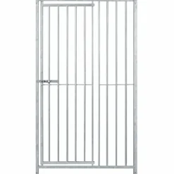 Panneau de chenil à barreaux 1,5m avec porte - Hauteur 184cm