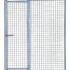 Panneau de chenil maille carrée 1,5m avec porte - Hauteur 184 cm