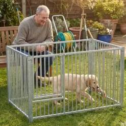 Panneau pour parc à chiot 1,5m avec porte - Hauteur 95cm