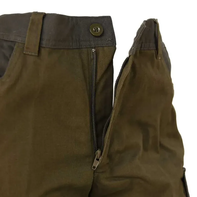 Pantalon de chasse anti-ronces Percussion kaki T38 à 60